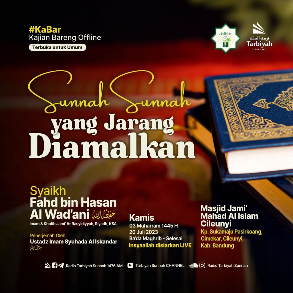 Sunnah-Sunnah Yang Jarang Diamalkan - Syaikh Fahd Bin Hasan Al-Wad'ani ...